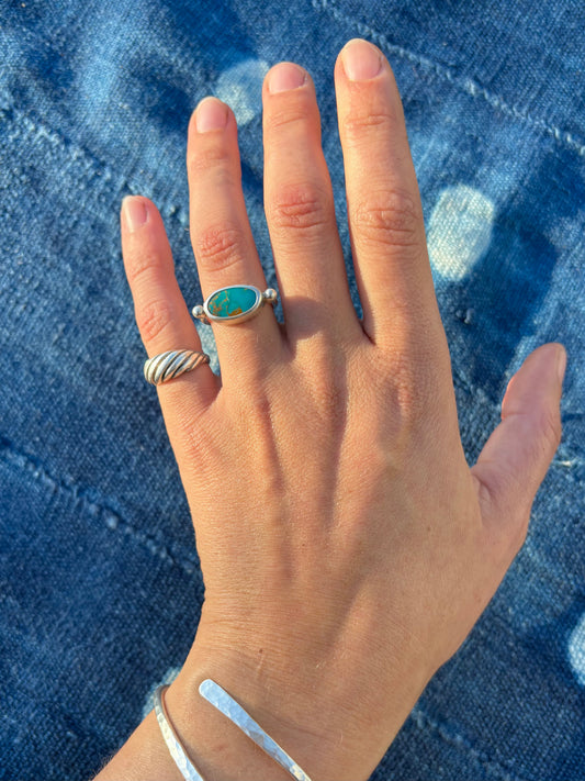 Royston Silver Byzantine Ring ~ 5