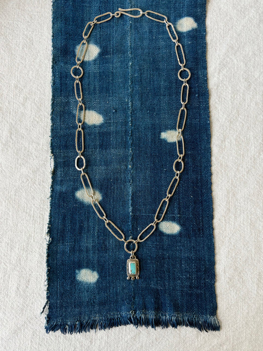 Turquoise Chain Necklace ~ No. 8 Mine