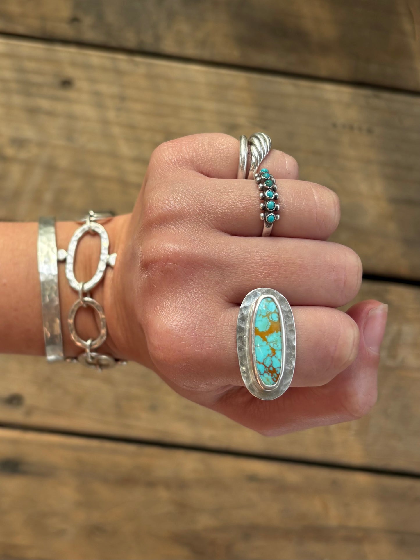 Chunky Smooth Band ~ Silver