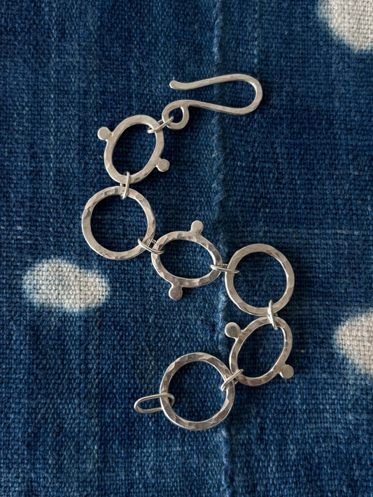 Hammered Link Bracelet ~ VII