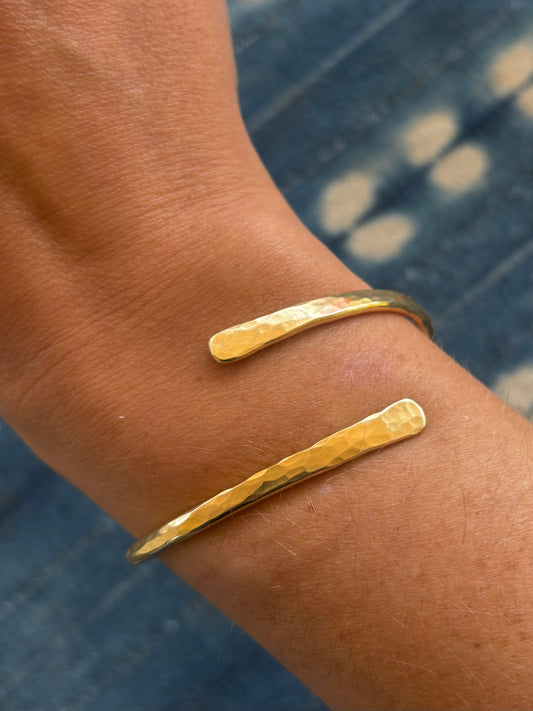 Chunky Spiral Cuff Bracelet ~ Brass *new*