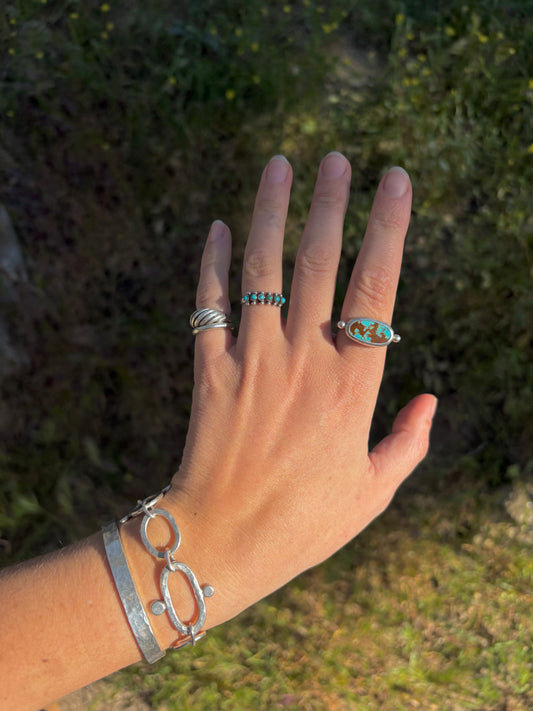 Royston Byzantine Ring ~ 7/7.5 ~ Silver