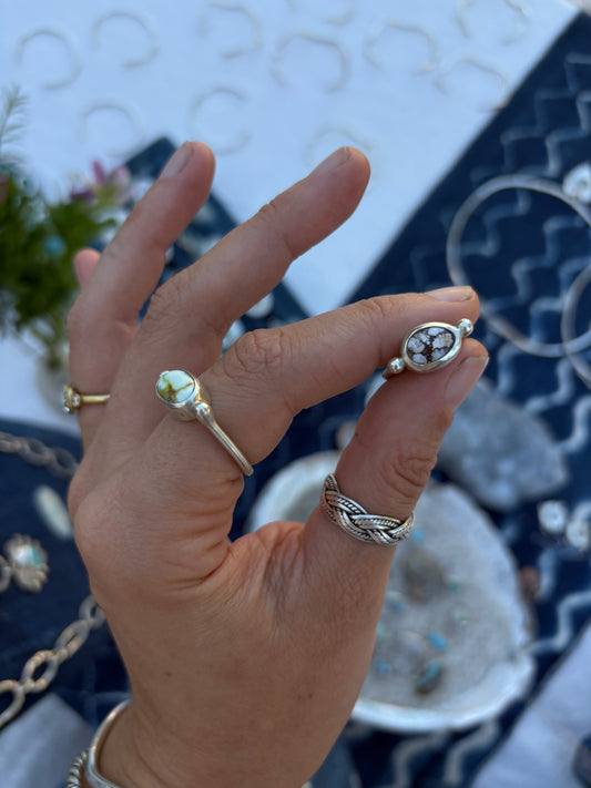 wild horse byzantine ring ~ 6.5