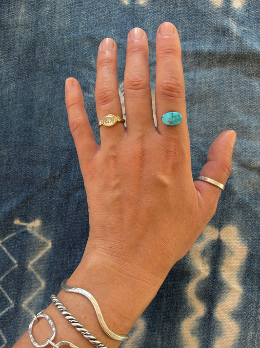 turquoise mountain byzantine ring