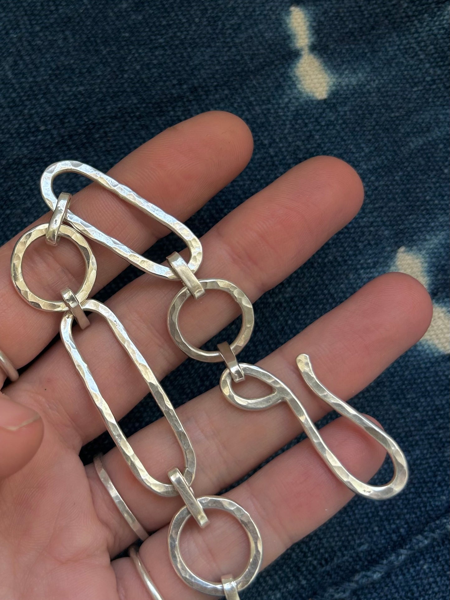 Hammered Link Bracelet ~ I