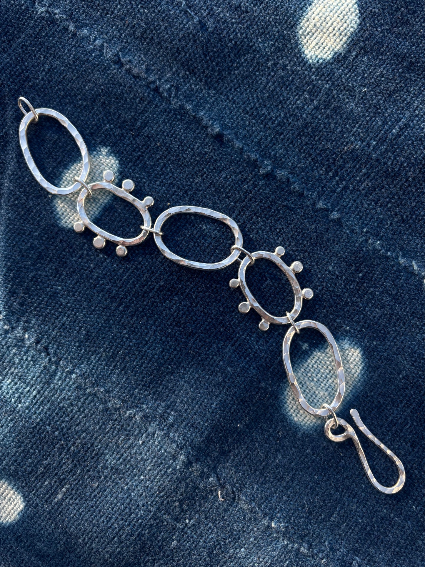 Hammered Link Bracelet ~ VIIII