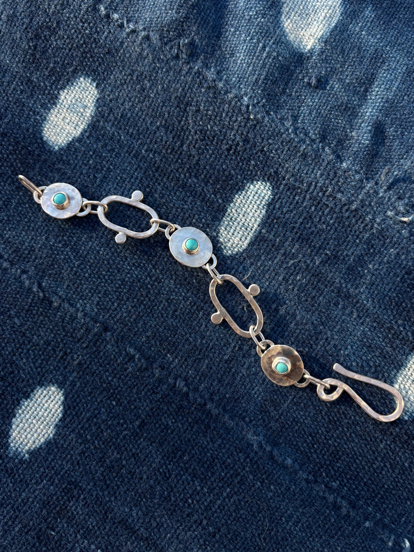 Turquoise Link Bracelet ~ I