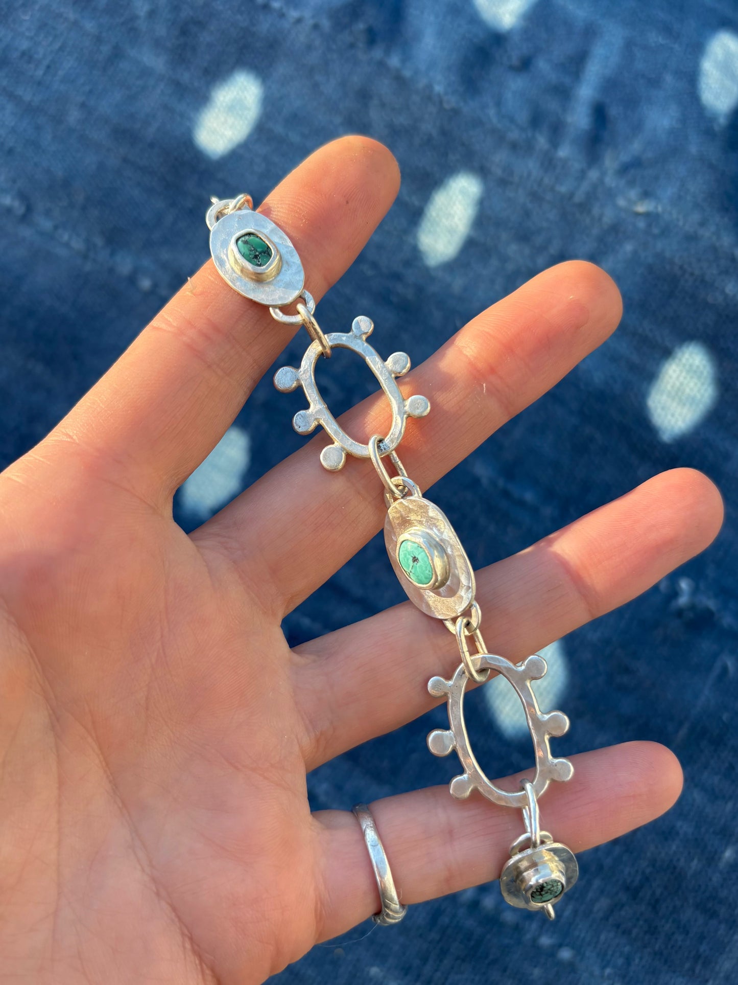 Turquoise Link Bracelet ~ II