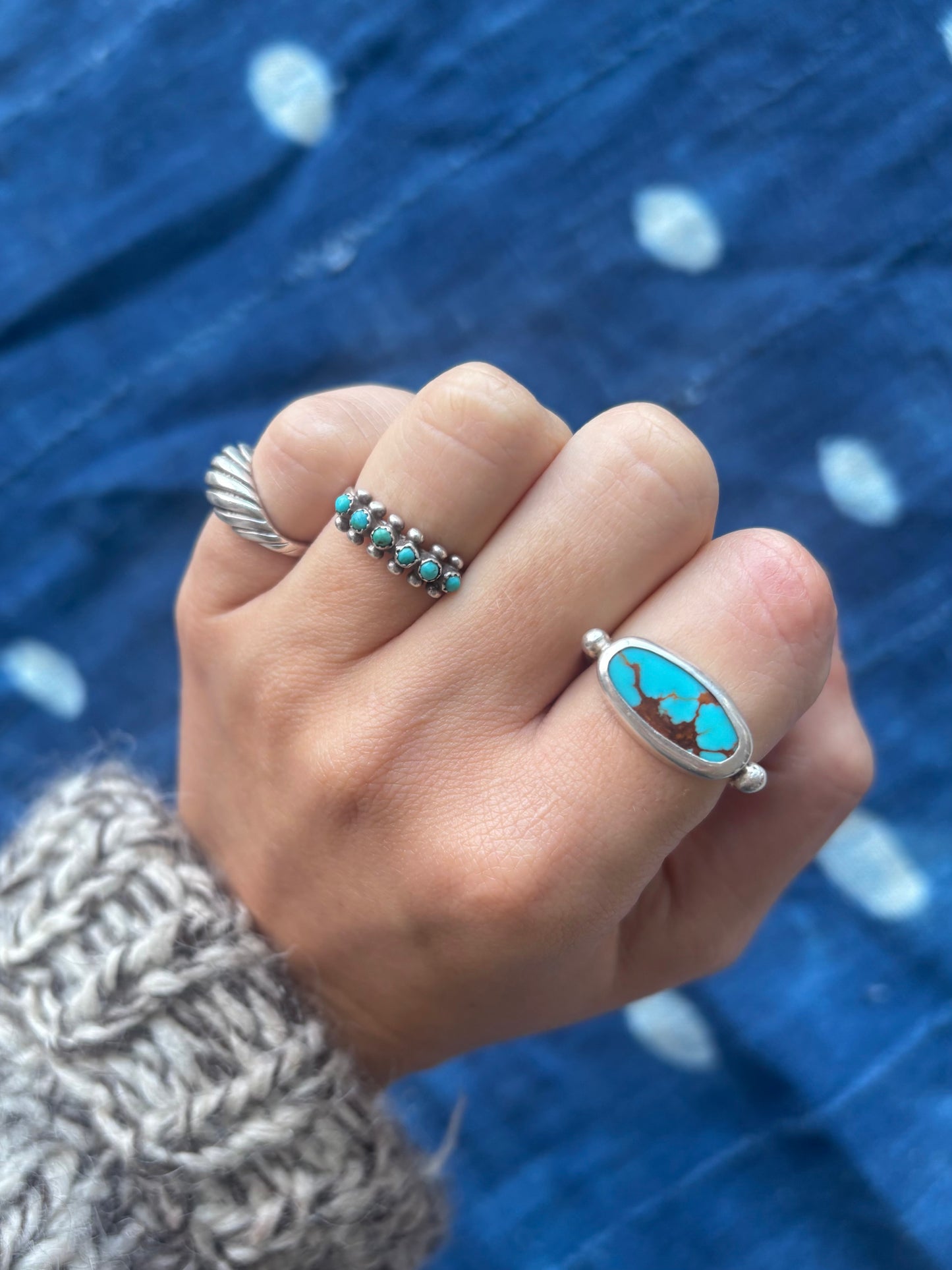 Royston Silver Byzantine Ring ~ 7