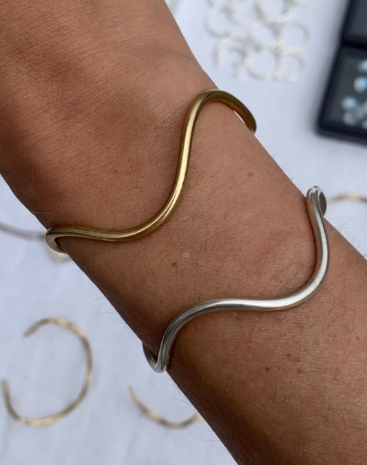 Wave Cuff Bracelet