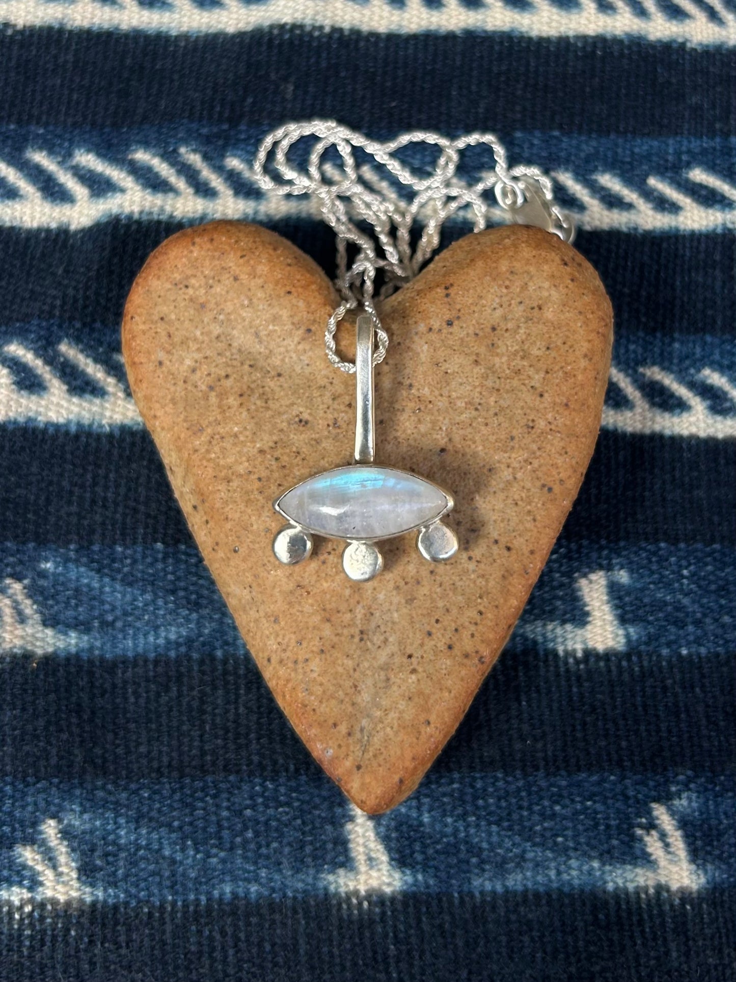 Moonstone ~ Pendant Necklace ~ Silver