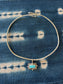 no. 8 turquoise ~ rectangle pendant