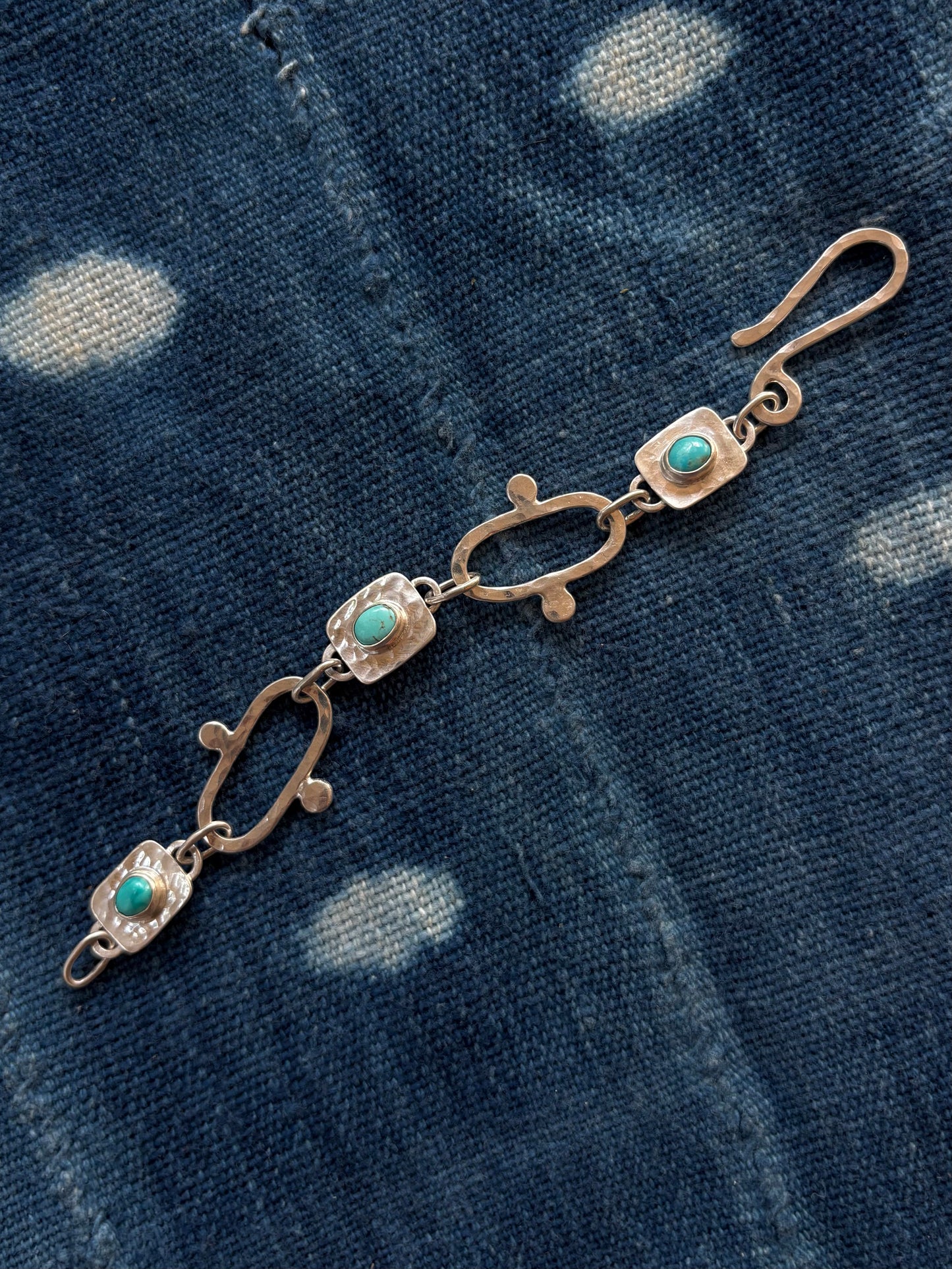 Turquoise Link Bracelet ~ VI