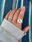 Nevada Aloe Variscite Byzantine Silver Ring