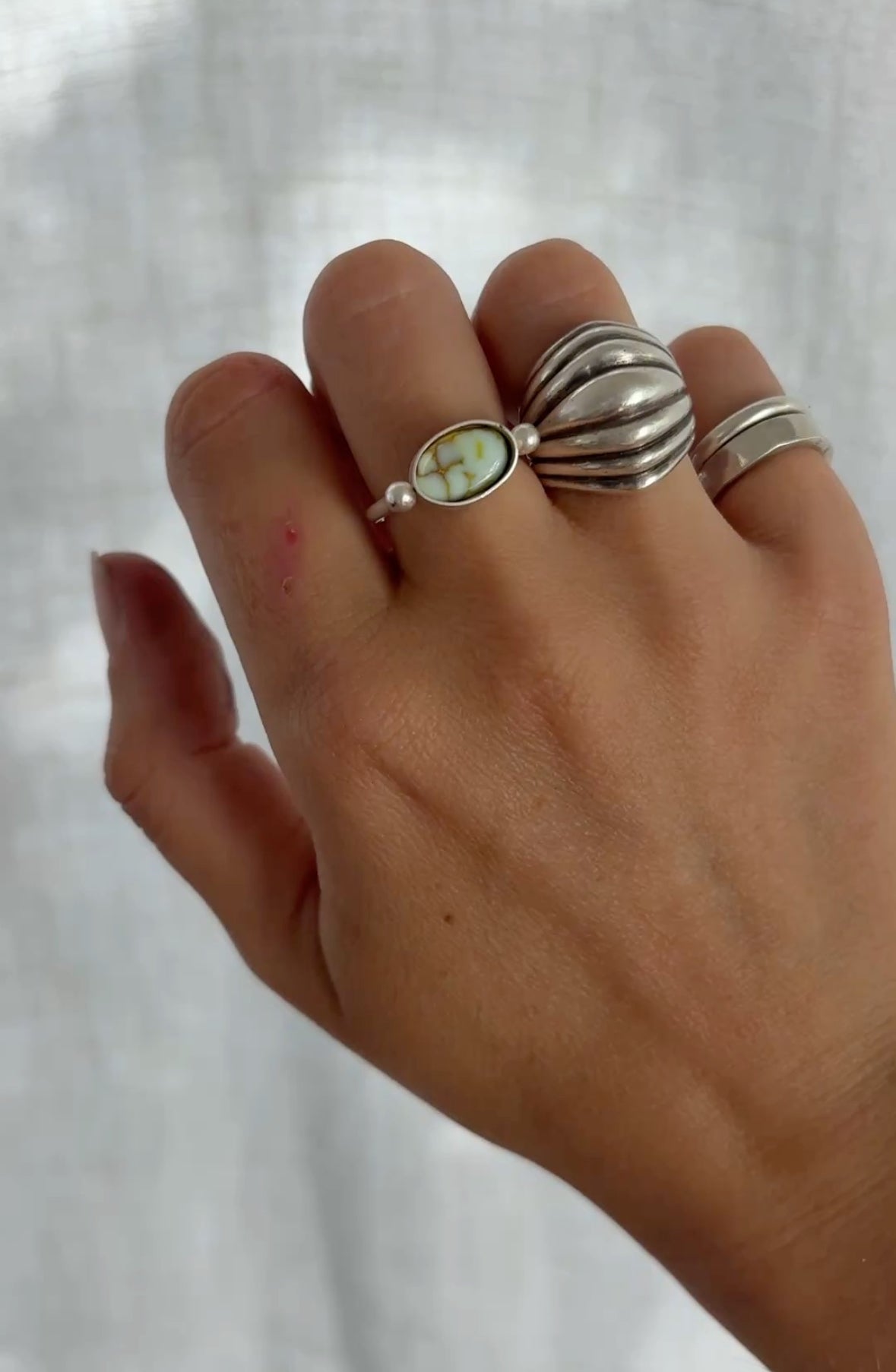 ~ finished in your size ~ palomino byzantine ring