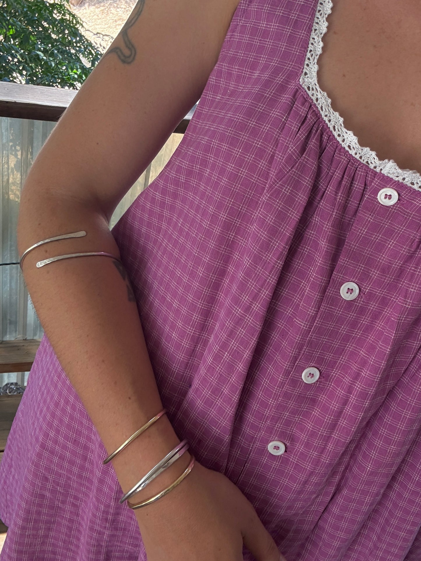 Spiral Upper Arm Cuff Bracelet