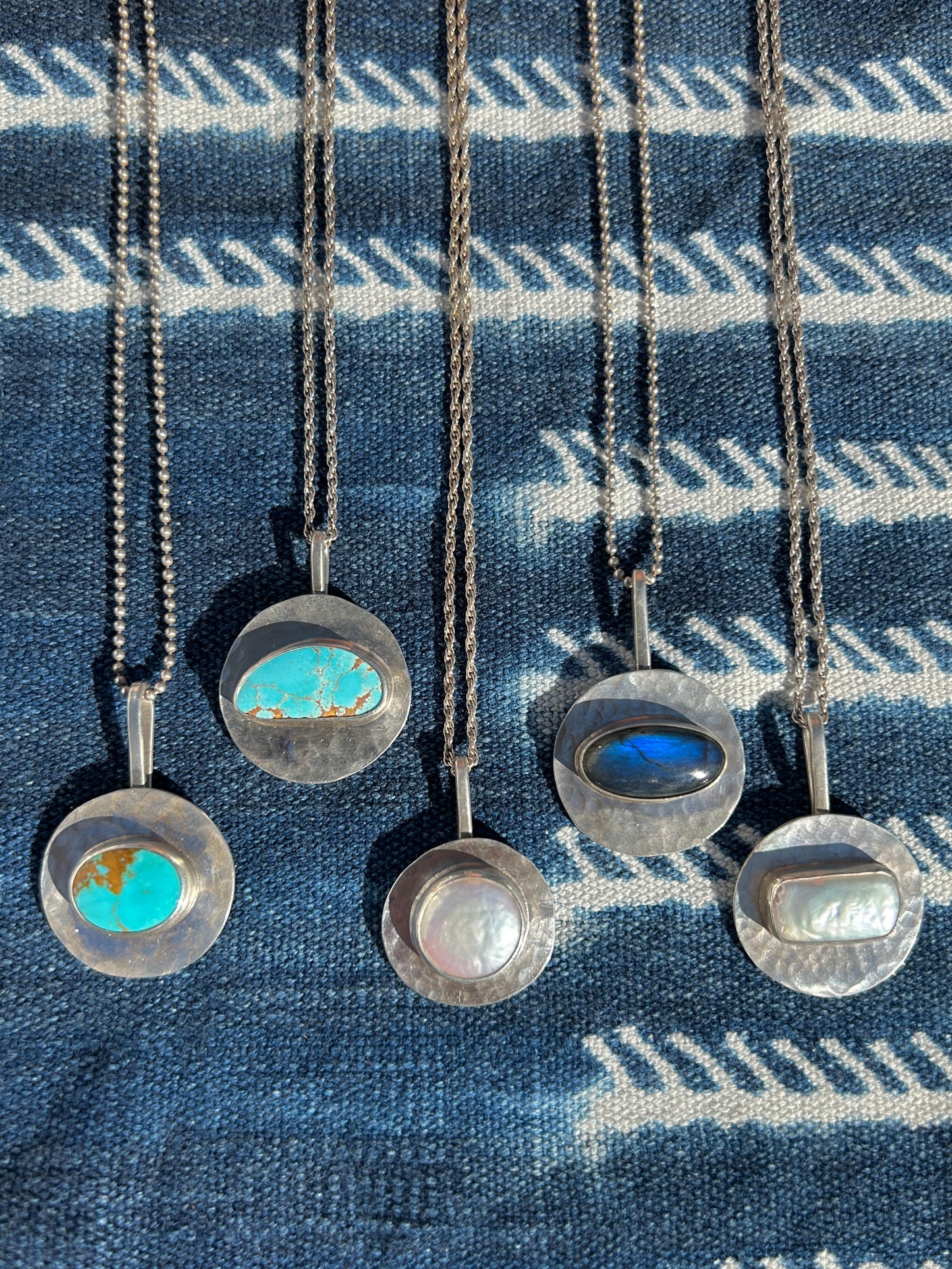 Colorado Turquoise Orb Pendant Necklace