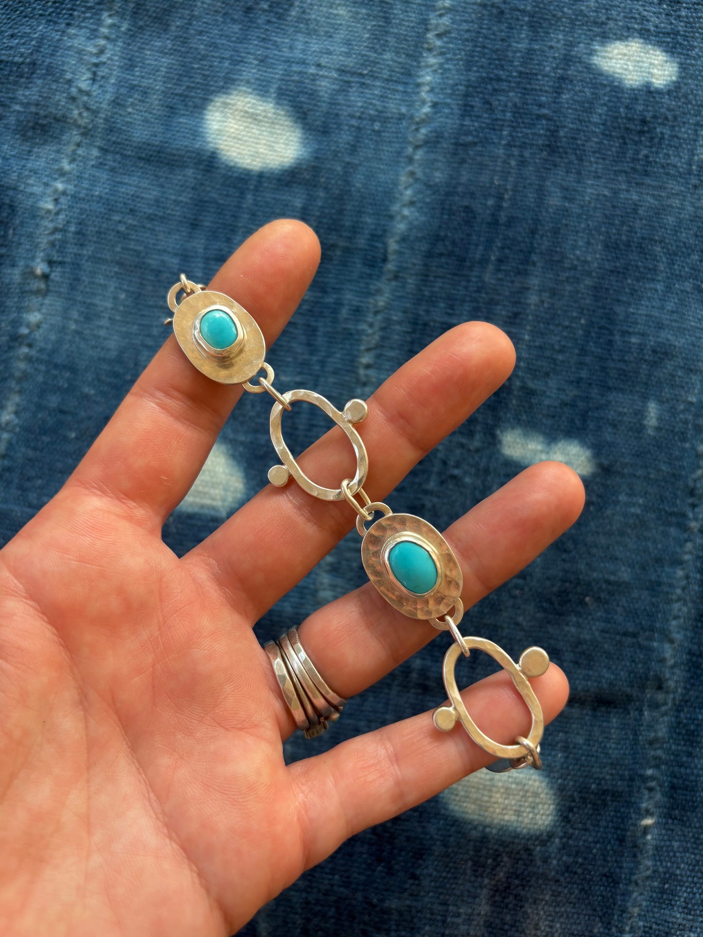 Turquoise Link Bracelet ~ IV