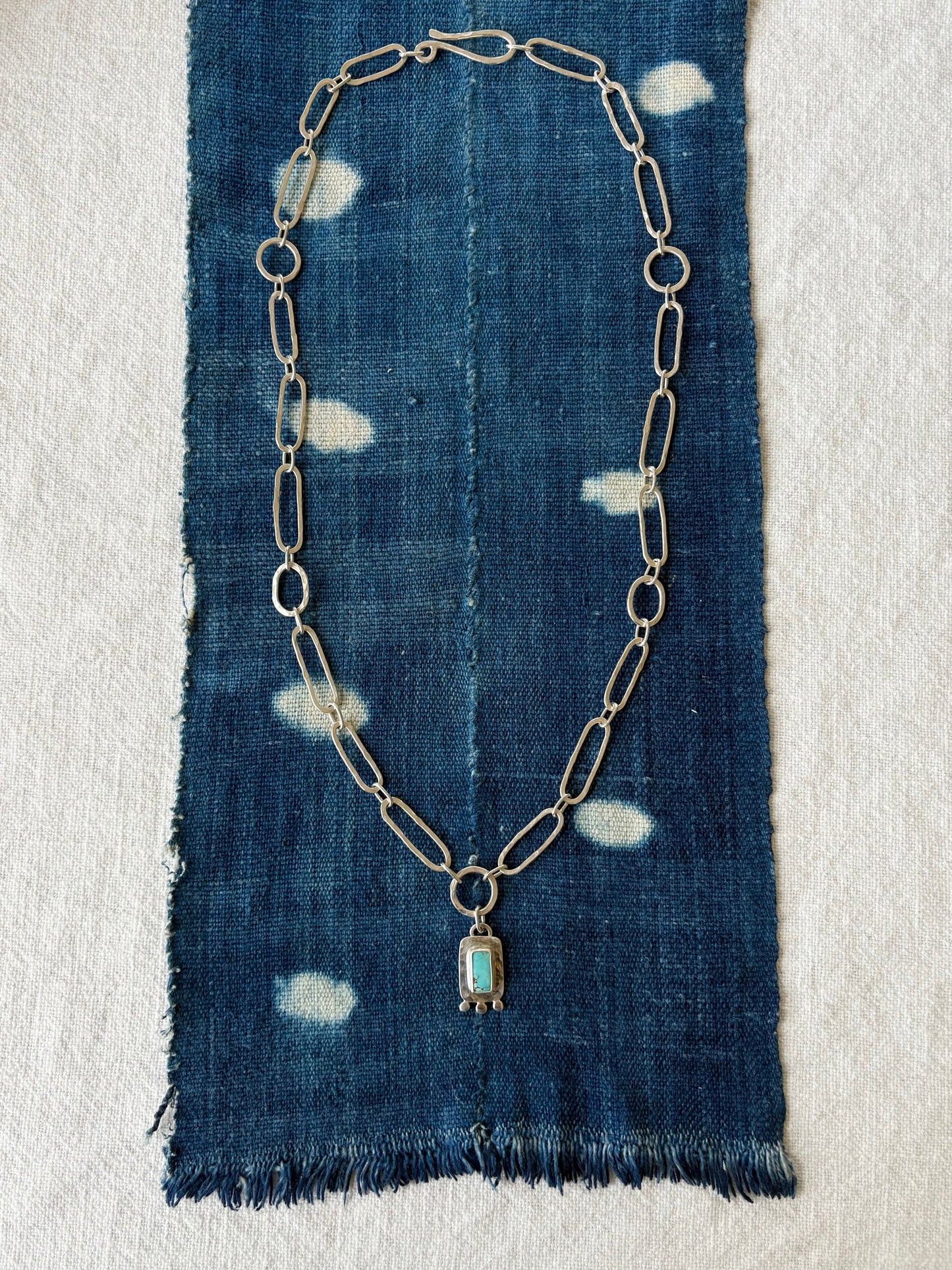 Turquoise Chain Necklace ~ No. 8 Mine