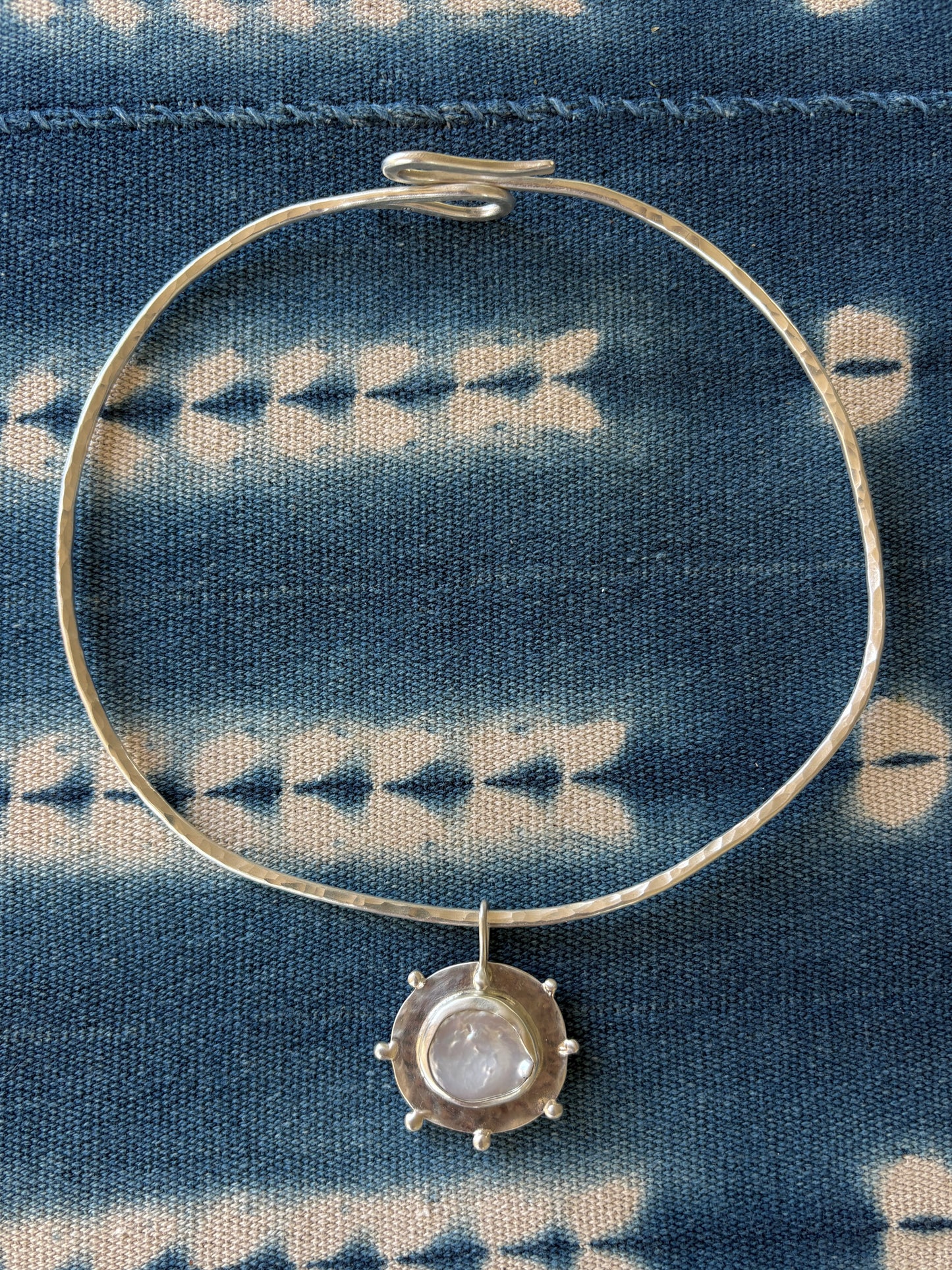 freshwater pearl ~ celestial pendant