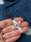 turquoise cross pendant 