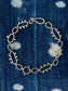 Hammered Link Necklace ~ III