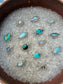 Colorado Turquoise Silver Byzantine Ring