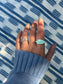 Aloe Variscite Sterling Silver Byzantine Ring
