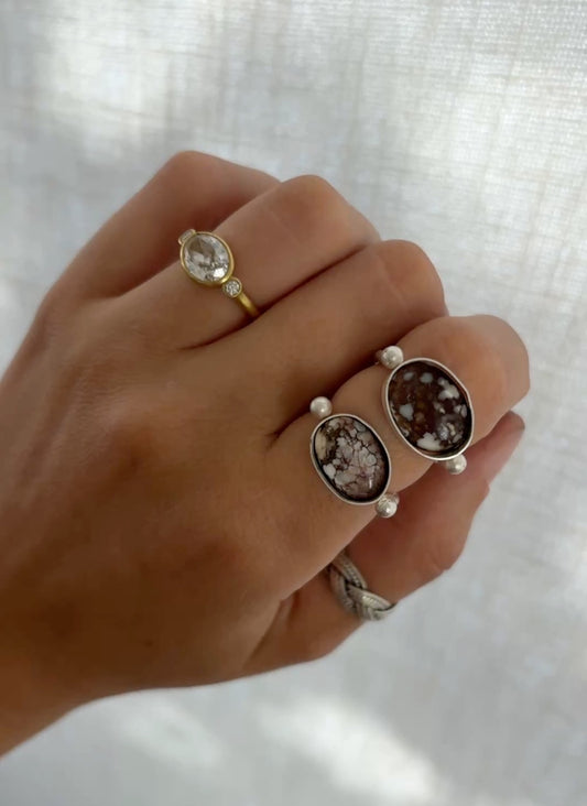 ~ finished in your size ~ wild horse byzantine ring