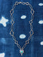 tyrone turquoise ~ link necklace