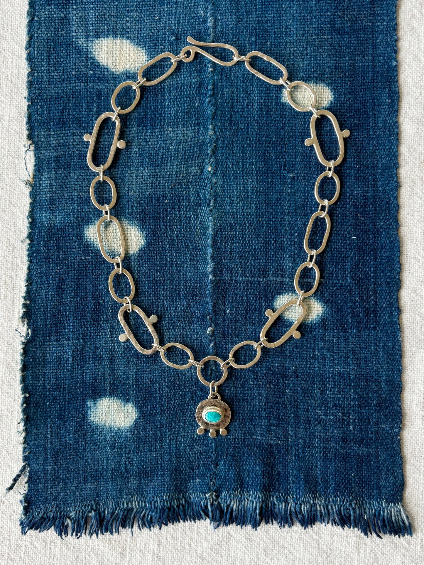 Turquoise Chain Necklace ~ Tyrone