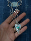 tyrone turquoise ~ link necklace
