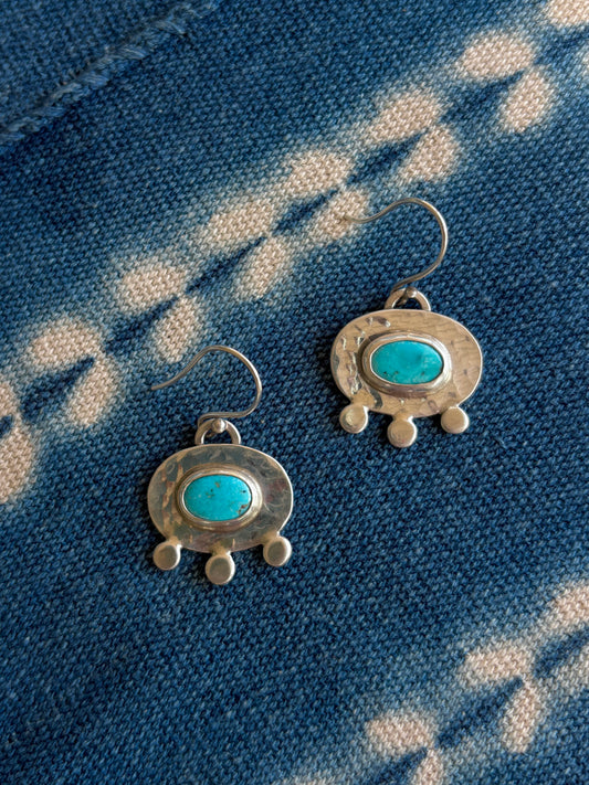 ithica peak turquoise earrings