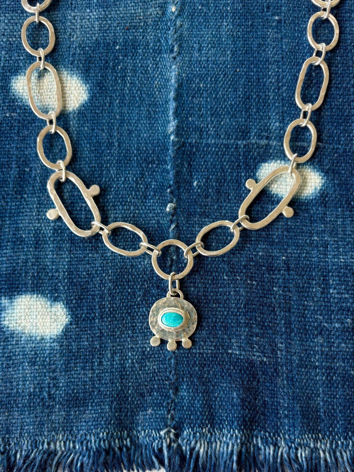 Turquoise Chain Necklace ~ Tyrone