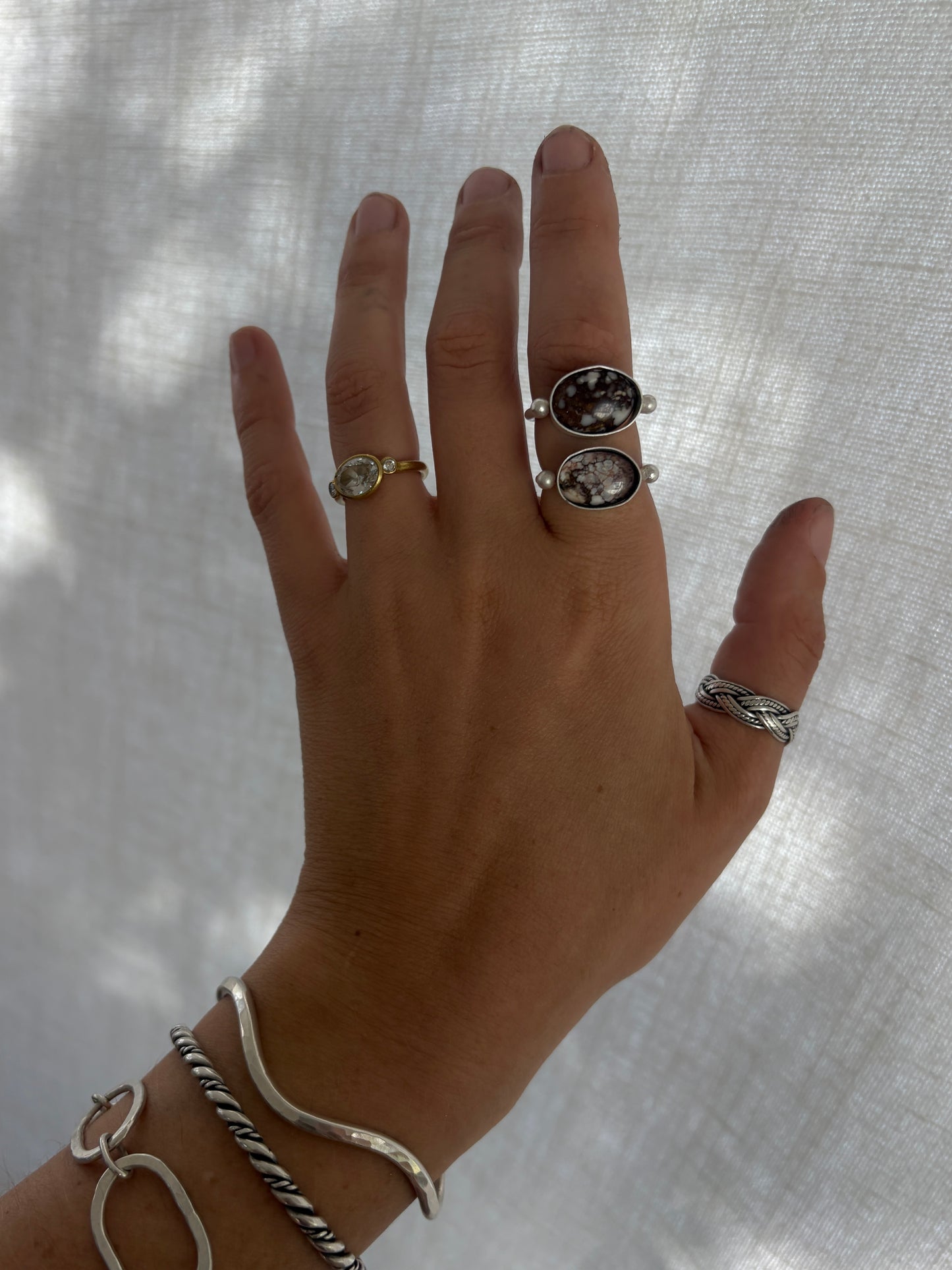 ~ finished in your size ~ wild horse byzantine ring