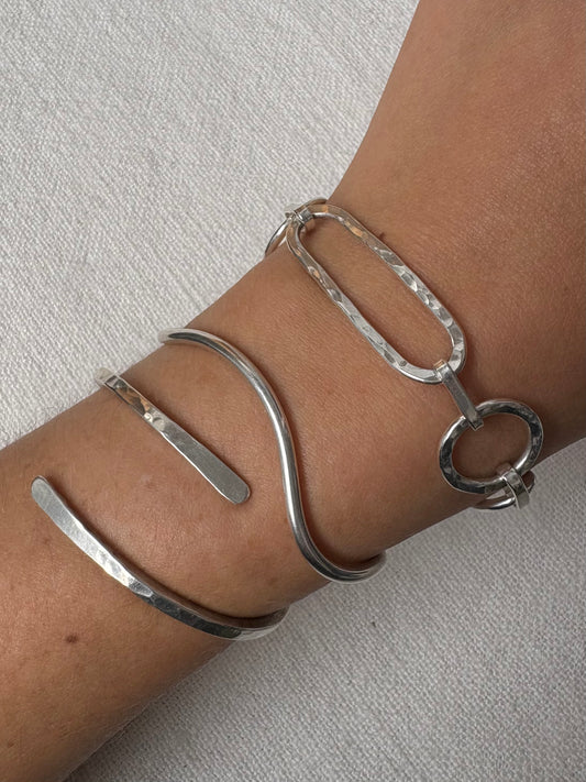 Hammered Link Bracelet ~ I