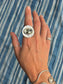 Variscite Orb Ring ~ 8-8.5, Silver