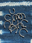 ball spacer band ~ sterling silver