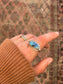 Labradorite Sterling Silver Byzantine Ring