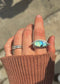 Labradorite Sterling Silver Byzantine Ring