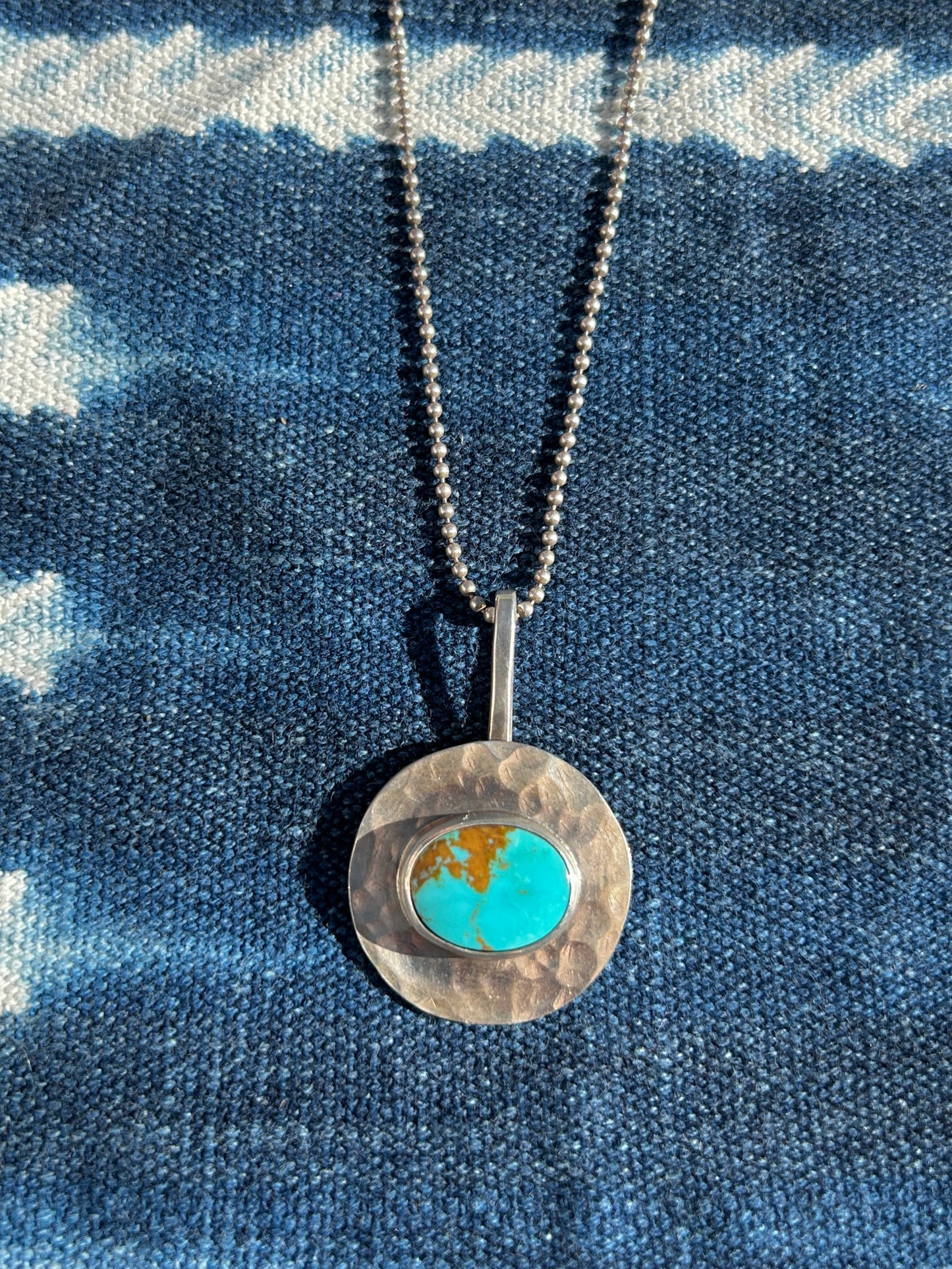 Colorado Turquoise Orb Pendant Necklace