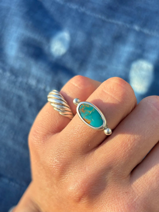 Royston Silver Byzantine Ring ~ 5