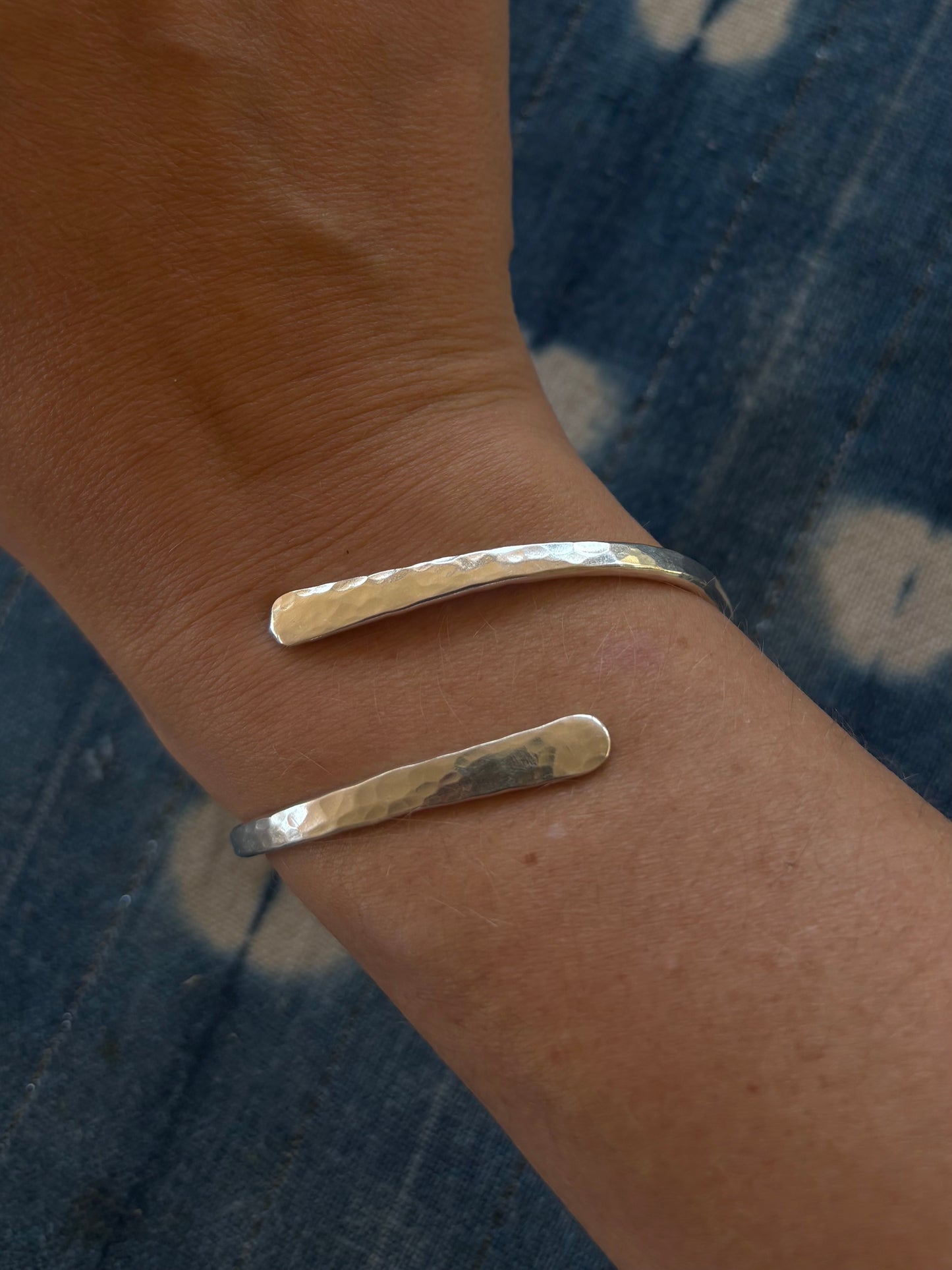 Chunky Spiral Cuff Bracelet ~ Silver *new*