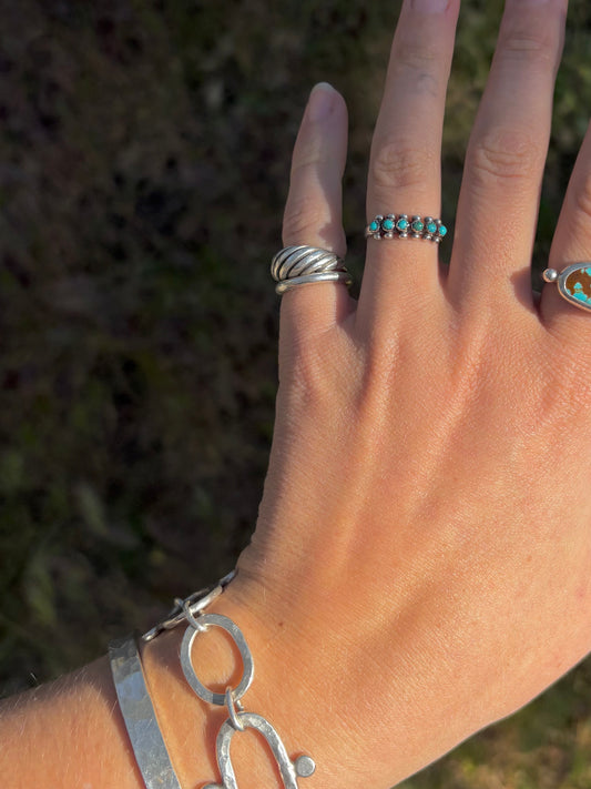 Chunky Smooth Band ~ Silver