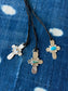 turquoise cross pendant 