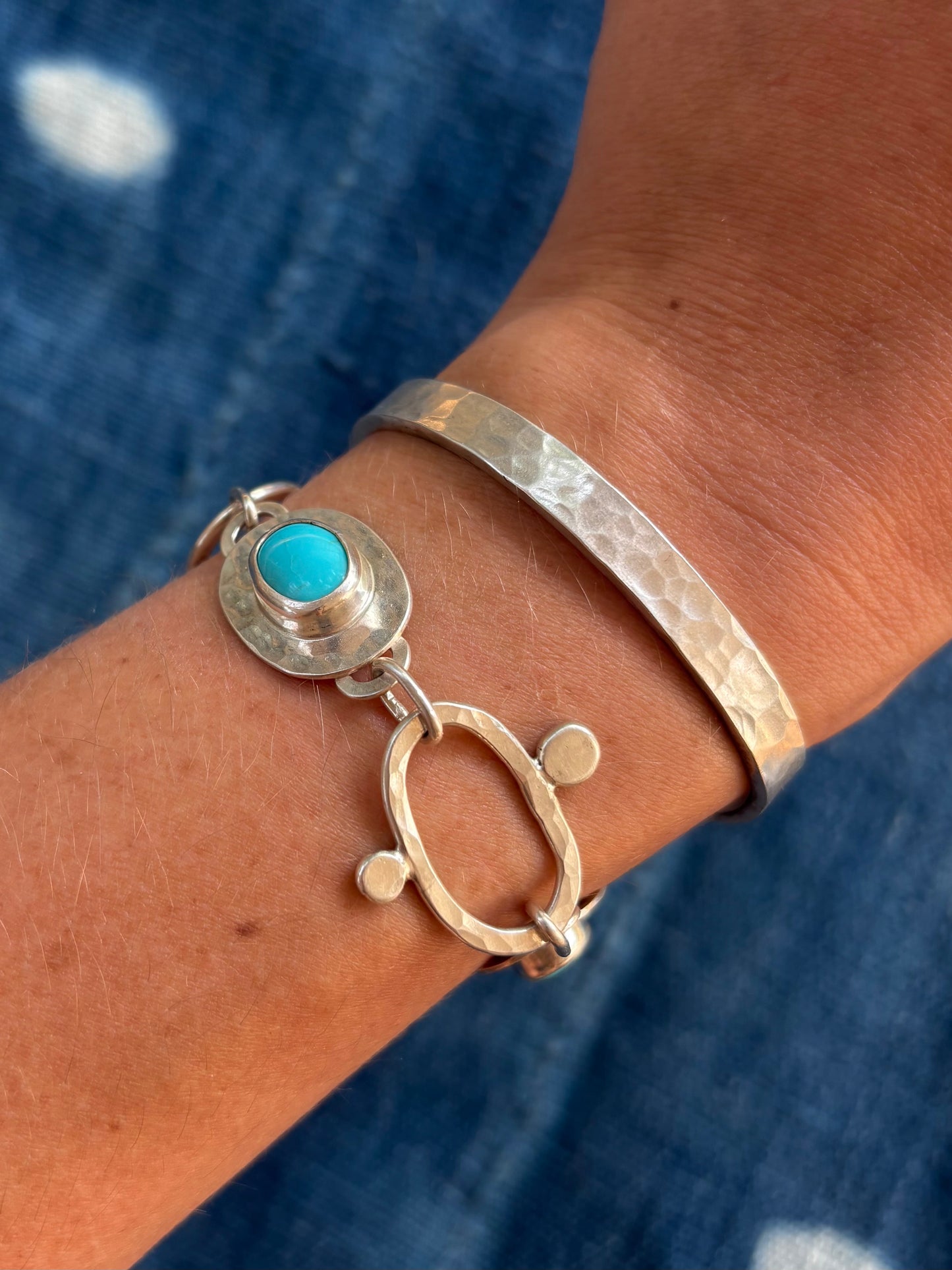 Turquoise Link Bracelet ~ IV