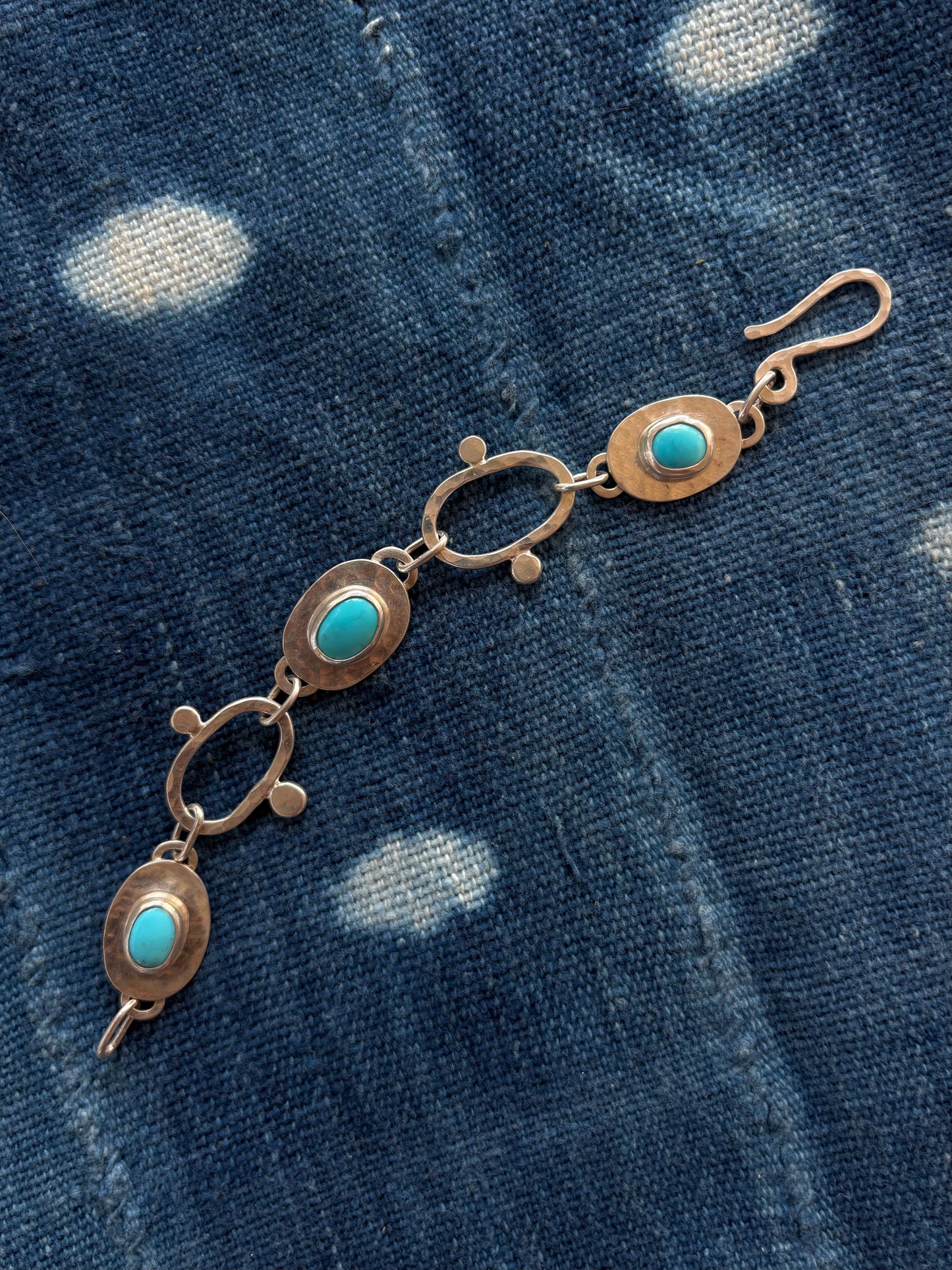 Turquoise Link Bracelet ~ IV