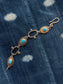 turquoise link bracelet ~ IV