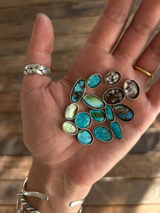 ~ finished in your size ~ turquoise mtn byzantine ring