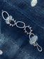 Hammered Link Bracelet ~ IX
